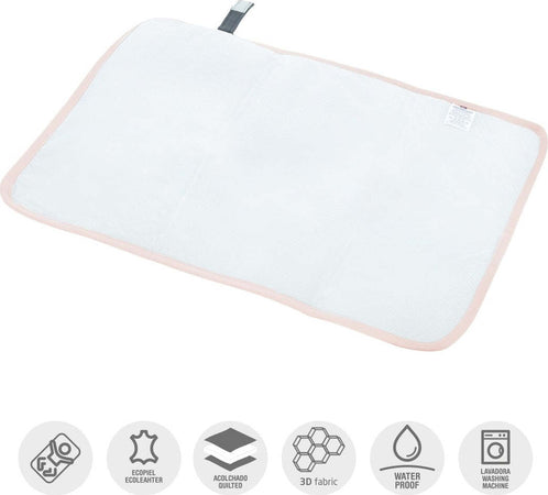Fasciatoio 40X60X1 Cm Urbany Rosa Prima infanzia/Cambio del pannolino/Materassini per fasciatoio/Fasciatoio da viaggio La Casa Del Bebè - Napoli, Commerciovirtuoso.it