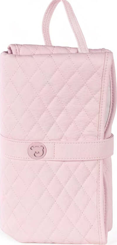 Fasciatoio da Viaggio Pasito A Pasito Marìa in Ecopelle Rosa Prima infanzia/Cambio del pannolino/Materassini per fasciatoio/Fasciatoio da viaggio La Casa Del Bebè - Napoli, Commerciovirtuoso.it