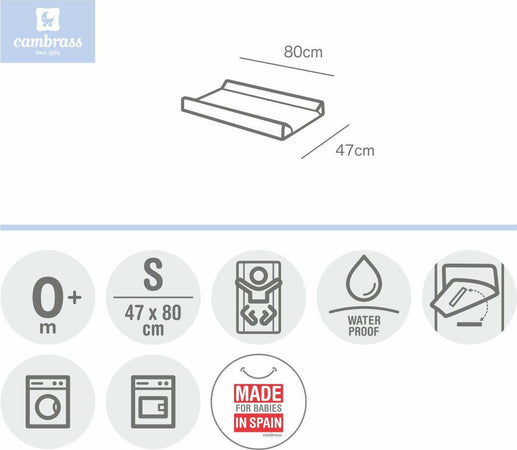 Fasciatoio Foam 47X80X9 Cm Star Grigio Prima infanzia/Cambio del pannolino/Materassini per fasciatoio/Fasciatoio da tavolo La Casa Del Bebè - Napoli, Commerciovirtuoso.it