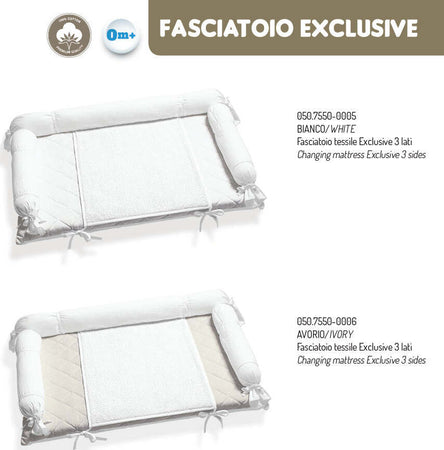 Fasciatoio Tessile Avorio Italbaby Prima infanzia/Cambio del pannolino/Materassini per fasciatoio/Fasciatoio da tavolo La Casa Del Bebè - Napoli, Commerciovirtuoso.it
