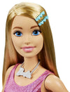 Fashion Doll Mattel Barbie Large Doll Articolata Alta 71cm Con Vestito Rosa
