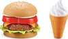 Fast Food Hamburger Patatine Cono Gelato Giocattolo Gioco Educativo Bambini Giochi e giocattoli/Giochi d'imitazione e accessori di travestimento/Cucina/Cibo Trade Shop italia - Napoli, Commerciovirtuoso.it