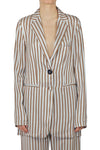 MALIPARMI Maliparmi - Giacca - 450743 - Azzurro/Marrone da donna