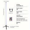 lampada da terra intelligente a LED, cambio di colore RGB abbagliante, lampada da terra d'angolo