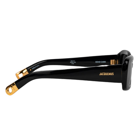 Jacquemus Rond Carre Acetate occhiali da sole in nero da uomo