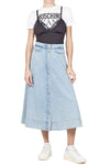 MO5CH1NO JEANS - MOSCHINO MO5CH1NO JEANS - Moschino - T-shirt con top - 430109 - Nero da donna