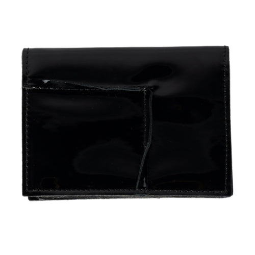 COMME DES GARCONS WALLET Reversed Hem portafoglio in pelle in nero da donna