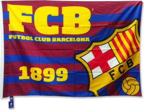 Fcb Bandiera Barcellona Calcio 100 X 150cm Ufficiale Con Ologramma Del Club Da Appendere per Stadio Bandiera Futbol Club Barcelona 1899 Sport e tempo libero/Fan Shop/Calcio/Bandiere e gagliardetti Il Distintivo - Pesaro, Commerciovirtuoso.it