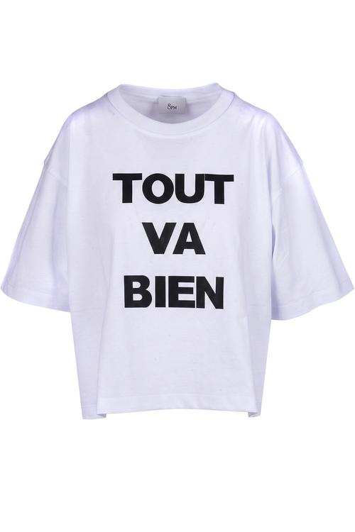 8PM 8pm - T-shirt - 470449 - Bianco da donna