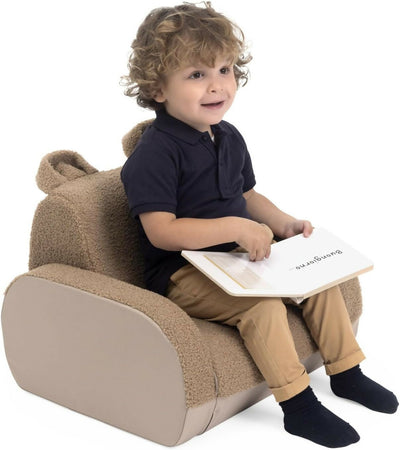 CHICCO Twist Poltroncina per Bambini Trasformabile in Sdraio e Divanetto, Sedia per Bambini con 3 Configurazioni, Comoda e Leggera, Si Trasforma con 1 Gesto - Per Bambini 12+ Mesi - colore TEDDY beige