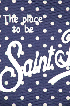 MC2 SAINT BARTH MC2 Saint Barth - Borsa grande - 450958 - Blu/Bianco da donna