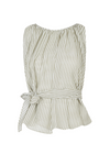 JUCCA Jucca - Top - 451695 - Verde/Bianco da donna