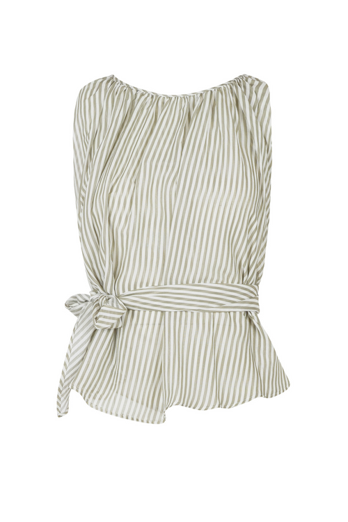 JUCCA Jucca - Top - 451695 - Verde/Bianco da donna