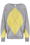 LA FEMME BLANCHE La Femme Blanche - Maglia - 461454 - Grigio/Giallo da donna