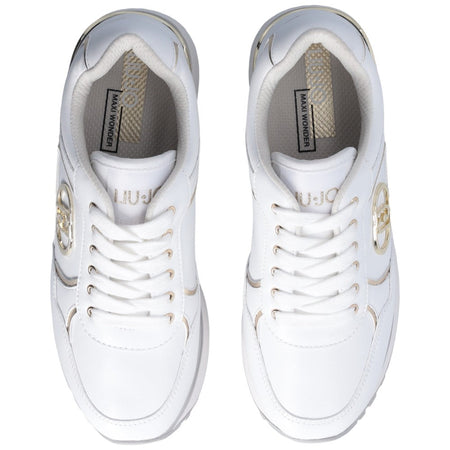 Liu Jo sneakers bianche super platform MAXI WONDER PLUS
