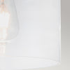 Plafoniera Contemporanea Hounslow Acciaio Ottone Brunito Vetro 1 Luce E27