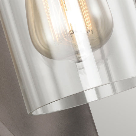 Applique Contemporanea Marlena Acciaio Bronzo Antico 1 Luce E27