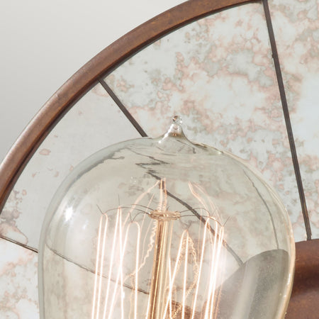 Applique Industrial Nordico Urban Renewal Acciaio Bronzo Astral 1 Luce E27