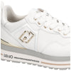 LIU JO sneakers bianche in pelle MAXI WONDER
