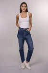 White Wise jeans donna mod Zoe Mom Fit