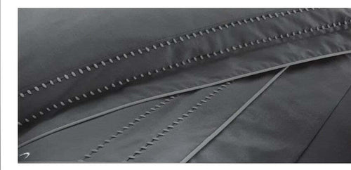 Federa cuscino LOUISE Grigio 65x65 Cm PERLE DE COTON Casa e cucina/Tessili per la casa/Biancheria da letto/Lenzuola e federe/Federe Scontolo.net - Potenza, Commerciovirtuoso.it