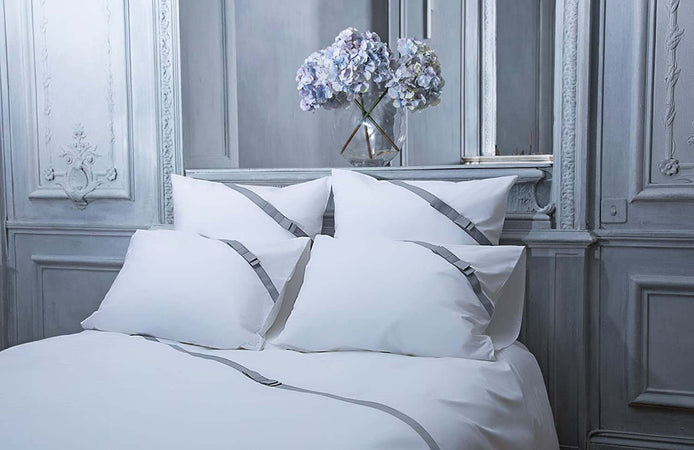 Federa cuscino percalle 80 Fili Bow Tie, bianco, 50x70 Perle de Coton Casa e cucina/Tessili per la casa/Biancheria da letto/Lenzuola e federe/Federe Scontolo.net - Potenza, Commerciovirtuoso.it