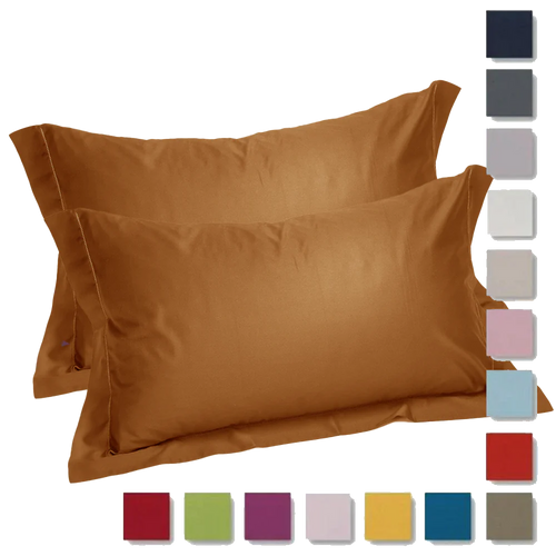 Ambrosiana Coppia Federe in Raso di Cotone con Volà S15