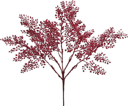 Felce con glitter metallizata decorazione natalizia ramo decorativo per arredamento Casa e cucina/Decorazioni per interni/Addobbi e decorazioni per ricorrenze/Decorazioni natalizie/Ghirlande e corone MagiediNatale.it - Altamura, Commerciovirtuoso.it