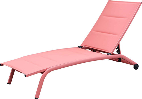 FELES---lettino-da-giardino-impilabile-in-alluminio-e-textilene-imbottito-Rosso-Milani-Home