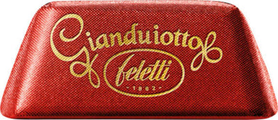 Feletti gianduiotti rossi fondenti 100 pezzi in espositore a marsupio (consegna gratuita )