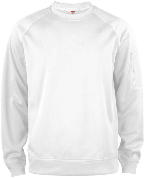 Felpa Active Girocollo Bianco Felpa Tecnica Sportiva