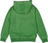 Felpa Bambino Verde Cotone Stampata Zip con Cappuccio Felpa Leggera Verde Con Polsini ed Elastico in Vita 100% Cotone felpa bambino Piccole Canaglie - Tropea, Commerciovirtuoso.it