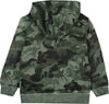 Felpa Bambino Verde Militare con Cappuccio 100% Cotone Felpa Bimbo Full Zip Military Green Con Polsini e Tasche Laterali felpa bambino/ragazzo Piccole Canaglie - Tropea, Commerciovirtuoso.it