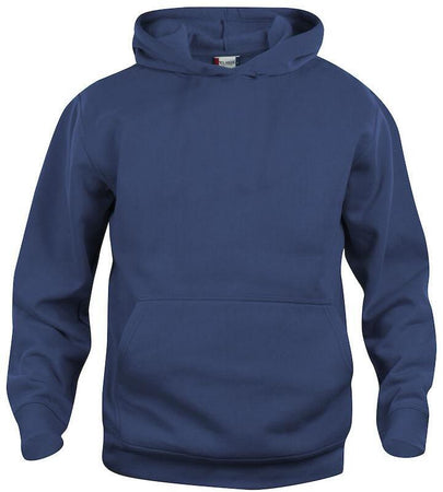 Felpa Basic Blu con Cappuccio Tascone a Marsupio Bambino