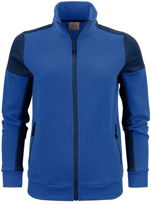 Felpa Bicolore Prime Nero Rosso Felpa Donna da Lavoro con Cerniera Misto Cotone Organico Poliestere Riciclato Ecosostenibile