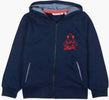 Felpa Bimbo 100% Cotone Blu con Cappuccio Felpa sportiva estiva Bambino Blue e Rossa Full Zip Casual Tinta Unita felpa bambino/ragazzo Piccole Canaglie - Tropea, Commerciovirtuoso.it