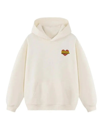 felpa boxy fit con cappuccio 100% cotone Broken Hearts Horda Brand Streetwear