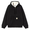 CARHARTT WIP felpa carhartt wip active sweat jacket - black stone washed da uomo