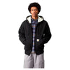 CARHARTT WIP felpa carhartt wip active sweat jacket - black stone washed da uomo