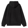 CARHARTT WIP felpa carhartt wip active sweat jacket - black stone washed da uomo