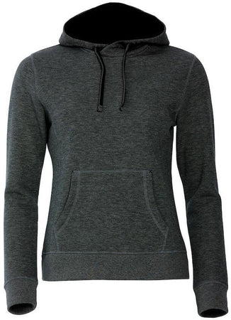 Felpa Classic Cappuccio Antracite Melange Felpa Pesante con Tascone Donna