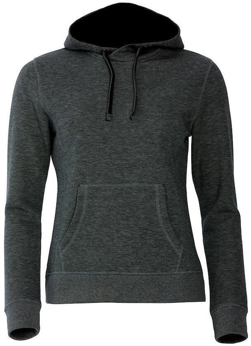 Felpa Classic Cappuccio Antracite Melange Felpa Pesante con Tascone Donna