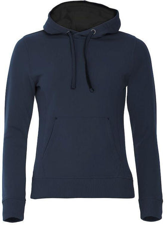 Felpa Classic Cappuccio Blu Felpa Pesante con Tascone Donna