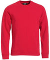 Felpa Classic Girocollo Rosso Felpa Alta Grammatura con Taschino Nascosto