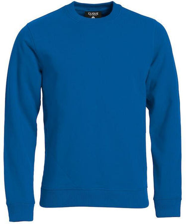 Felpa Classic Girocollo Royal Azzurro Felpa Alta Grammatura con Taschino Nascosto