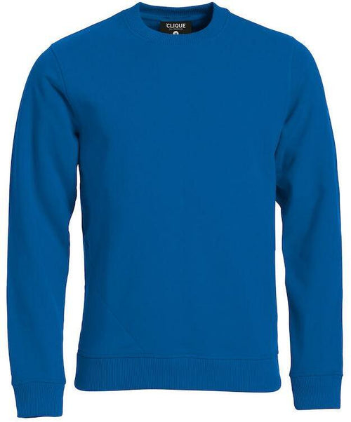 Felpa Classic Girocollo Royal Azzurro Felpa Alta Grammatura con Taschino Nascosto