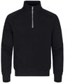 Felpa Classic Mezza Zip Nero