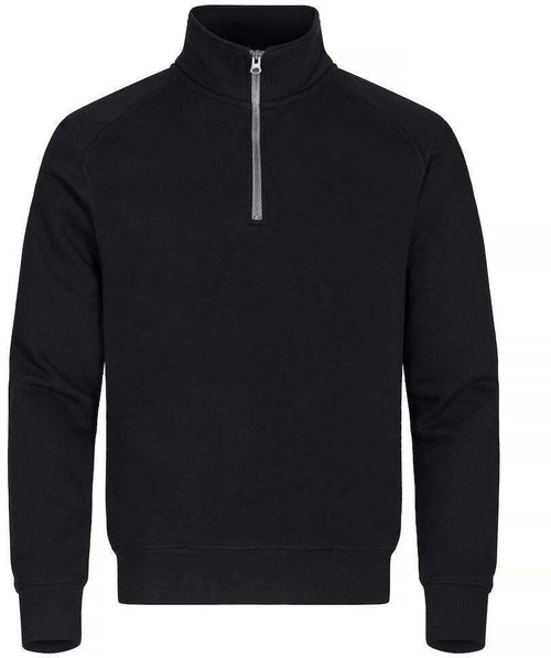 Felpa Classic Mezza Zip Nero