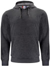 Felpa Clique Basic Antracite con Cappuccio Tascone a Marsupio Taglie Forti
