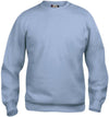 Felpa Clique Basic Azzurro Girocollo